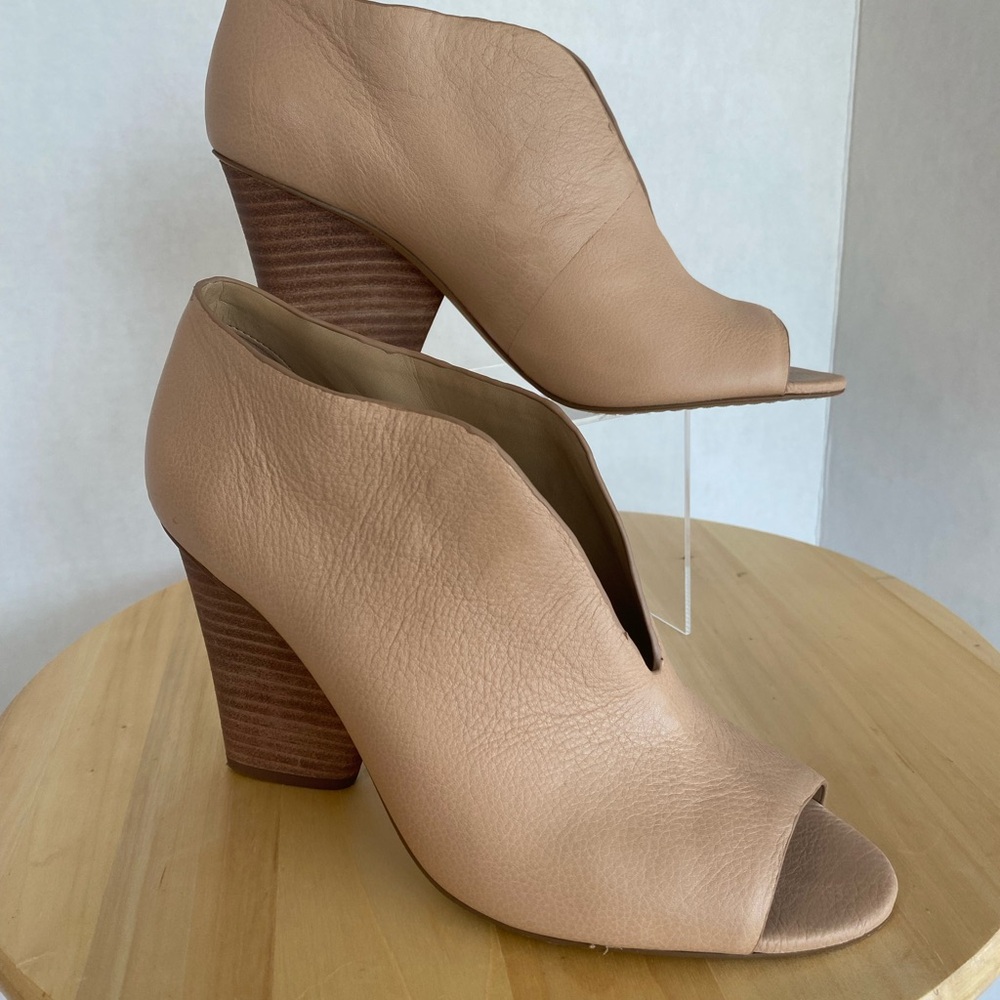 Vince Camuto Blush Peep-Toe Ankle Booties